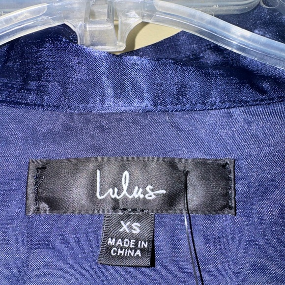 Lulus XS Dark Blue Dress - Picture 2 of 7